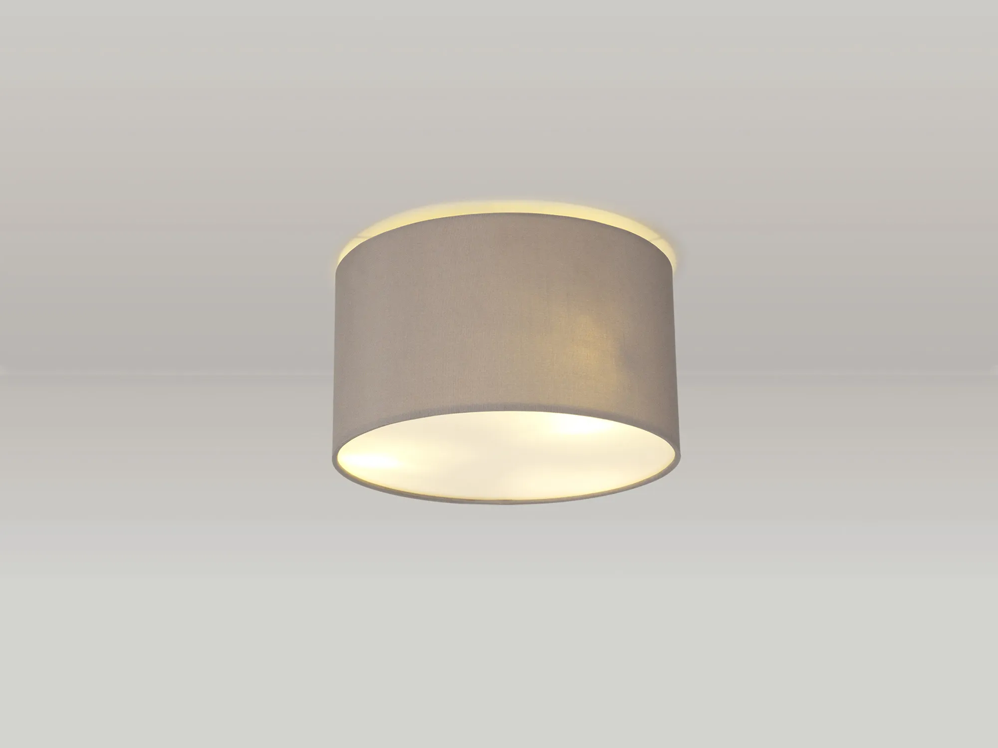 Baymont WH GR Ceiling Lights Deco Flush Fittings